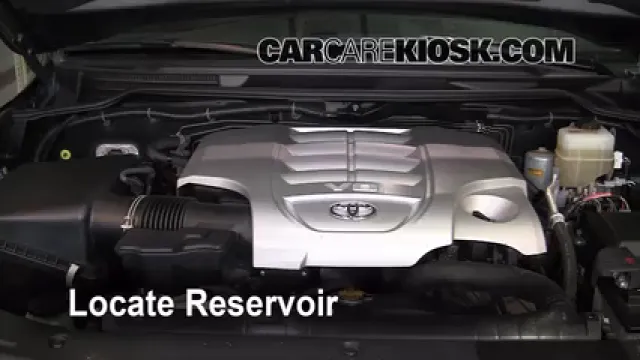 2008 Toyota Land Cruiser 5.7L V8 Liquide essuie-glace Ajouter du liquide